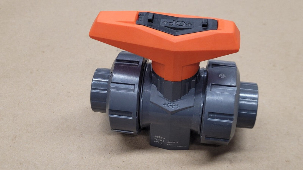 Georg Fischer 1/2" Type 546 PVC-U True Union Ball Valve