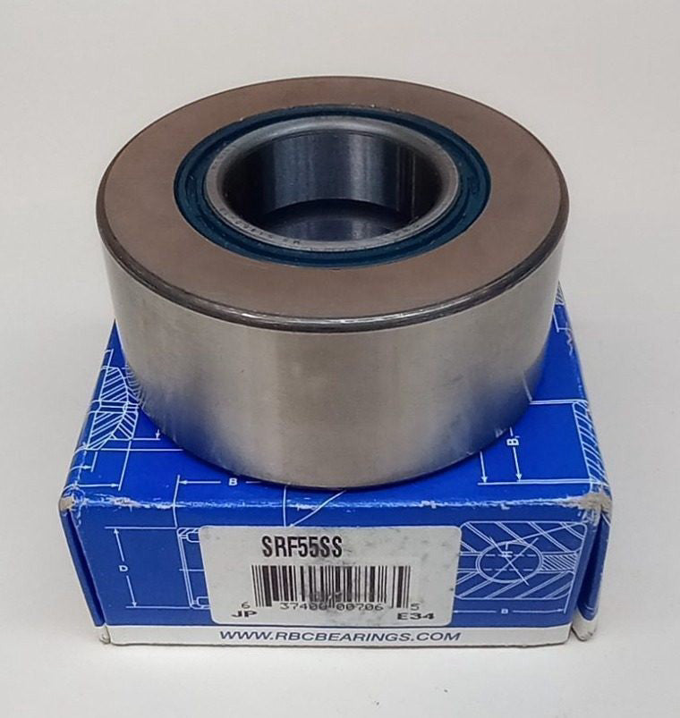RBC SRF55SS Caged Roller Follower Sealed 1-1/2" Bore 2-3/4" Roller Diameter