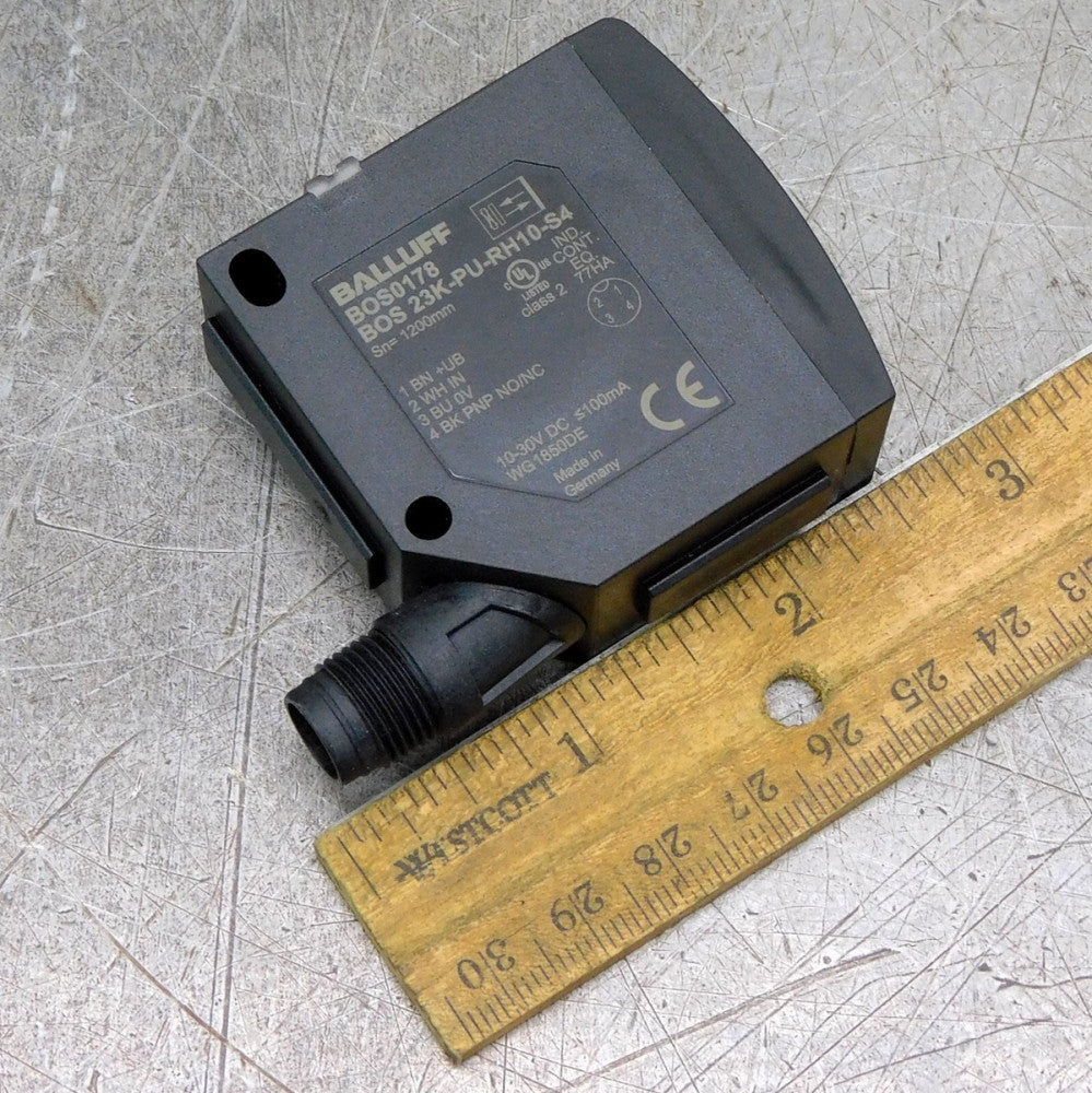 Balluff BOS 23K-PU-RH10-S4 Photoelectric Diffuse Sensor 30V DC 800mm BOS0178