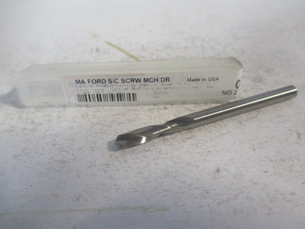 (20614400) #27 118° Spiral Flute Solid Carbide Screw Machine Drill Bit 