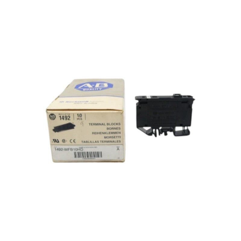 ALLEN BRADLEY 1492-WFB10HD SER. A (PKG OF 9) (GY/BL) NSMP