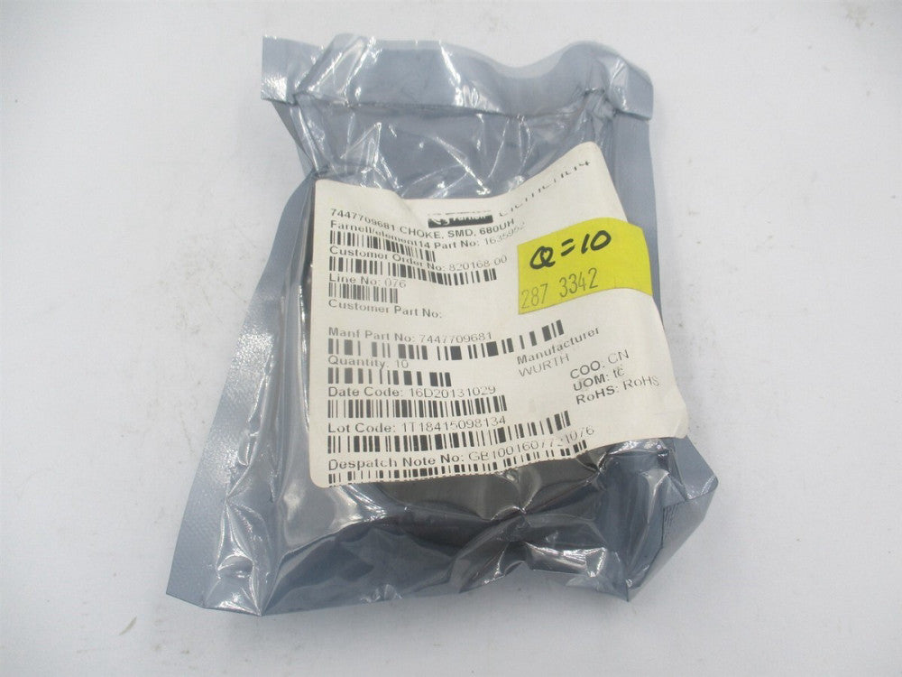 Wurth (7447709681) 680UH 1.1A 825MOHM 680 µH Shielded Drum Core - Pack of 10 