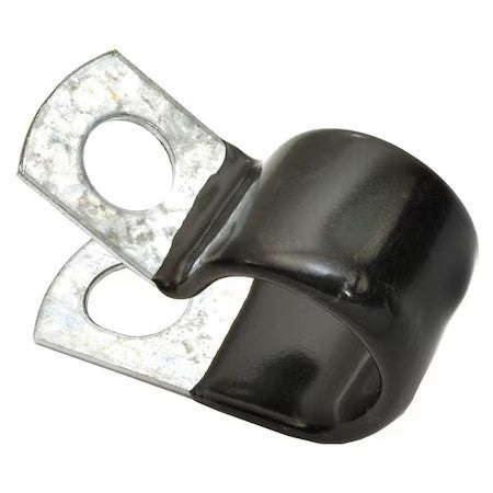 Kmc Cov4109z1 Cable Clamp, Steel, 2-1/2 In Bundle Dia., Gray, 10 Pk