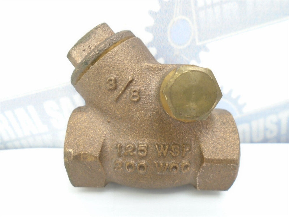 HAMMOND - 515Y - 3/8" - Y Swing Check Valve - 125 WSP - 200 WOG (NEW)