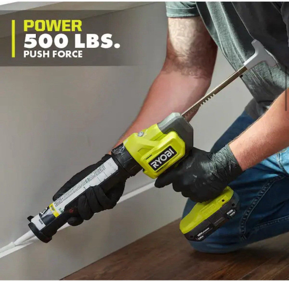 RYOBI ONE+ 18V Cordless 10 oz. Caulk & Adhesive Gun (Tool Only)