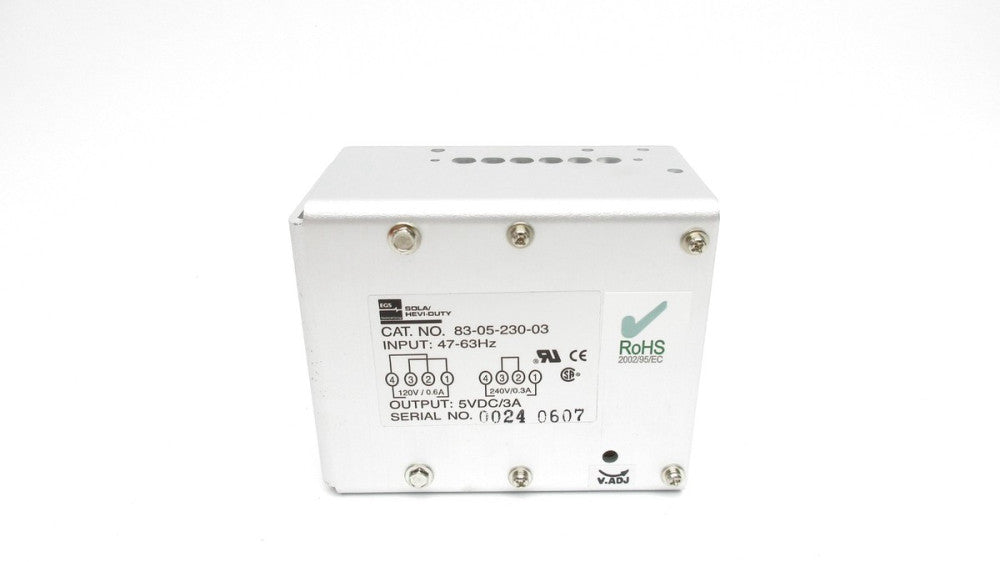 SOLA 83-05-230-03 120/240V 0.6/0.3A NSNP