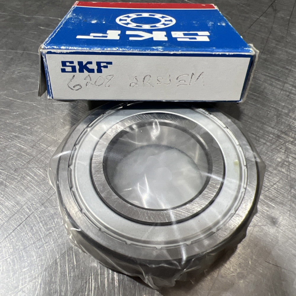 SKF Single Row Deep Groove Ball Bearing 6208 2RSJEM Nos Surplus