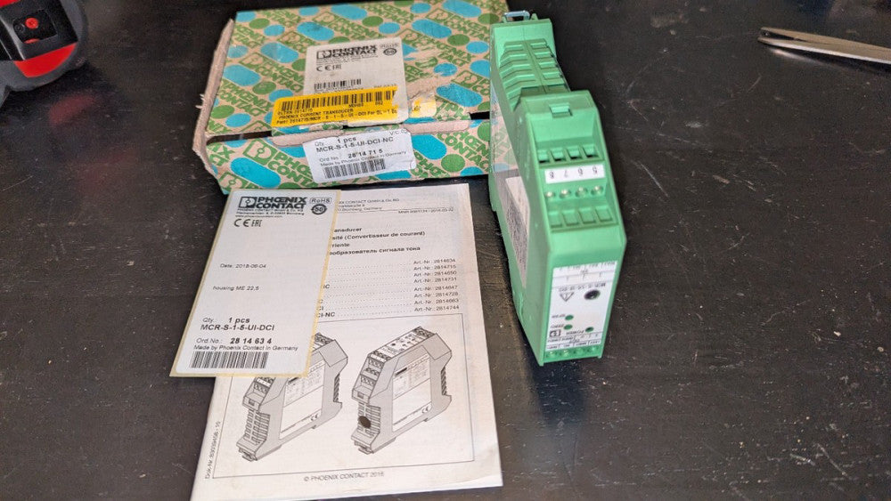 Phoenix Contact MCR-S-1-5-UI-DCI 2814634 Current Transmitter NIB