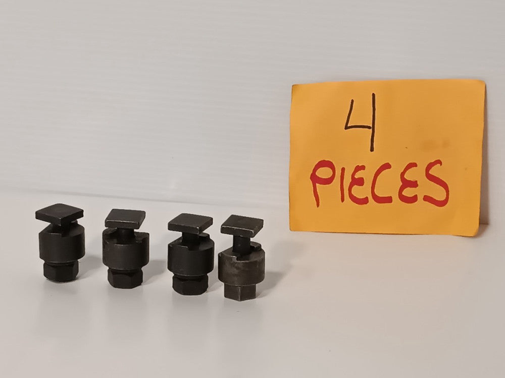 Set of 4 Unbranded / Unknown Machinist Clamp Screw w/ Swivel Square Pad