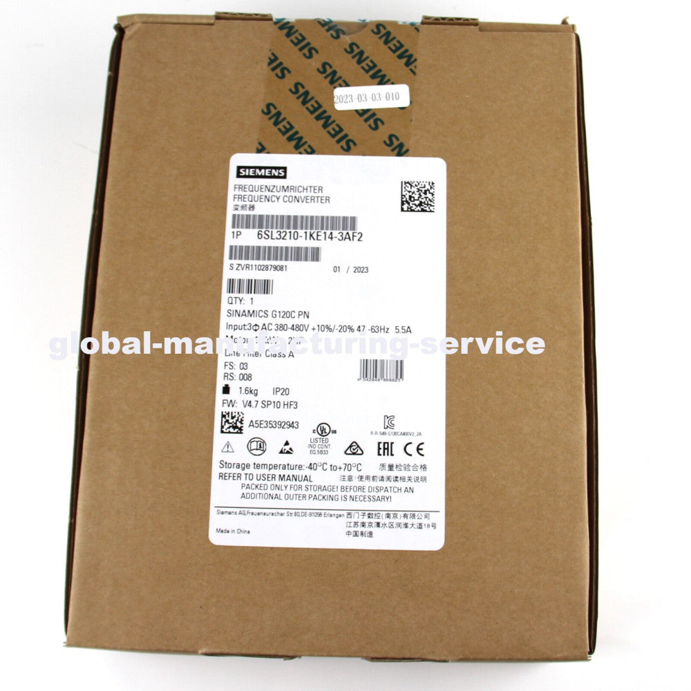 NEW Siemens SINAMICS G120 6SL3210-1KE14-3AF2