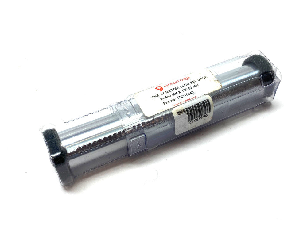 Vermont Gage 172110340 CHR XX Reversible Long Master Gage 24.949mm x 150.00mm