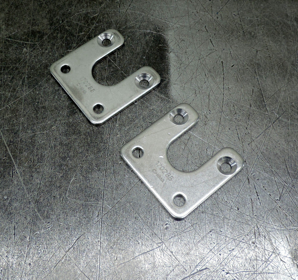 Banner LMBWLC60F Flush Mount Brackets Stainless Steel 86907  300 Series Two (2)