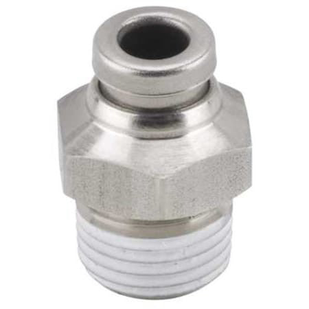 Smc Kqg2h03-N01s 1/8" X 5/32" Tube X Mnpt Ss Male Adapter