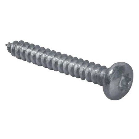 Tamper-Pruf Screws 400920 Sheet Metal Screw, #6 X 3/4 In, Zinc Plated Steel Pan