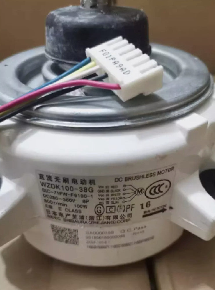 One Brand New WZDK100-38G Central Air Conditioner Brushless DC Fan Motor