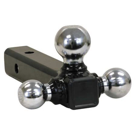 Buyers Products 1802207 Tri-Ball Hitch Tubular Shank With Chrome Balls