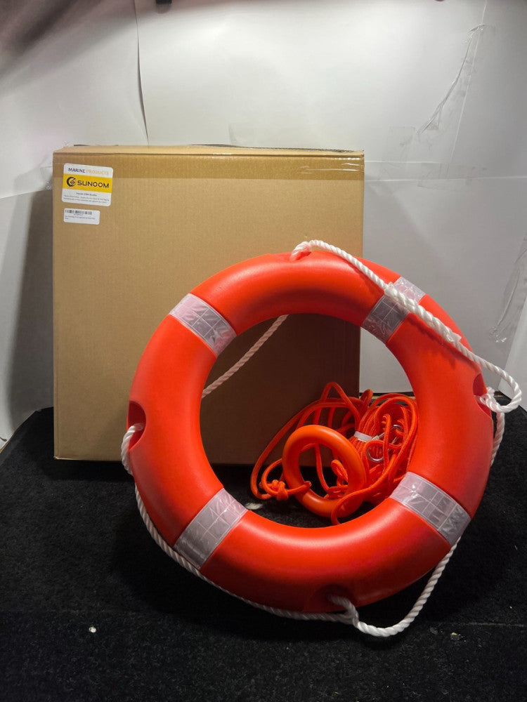 Sunoom Marine Products Boat Throw Rings 23" Ring w/ Fluorescent Reflective Strip