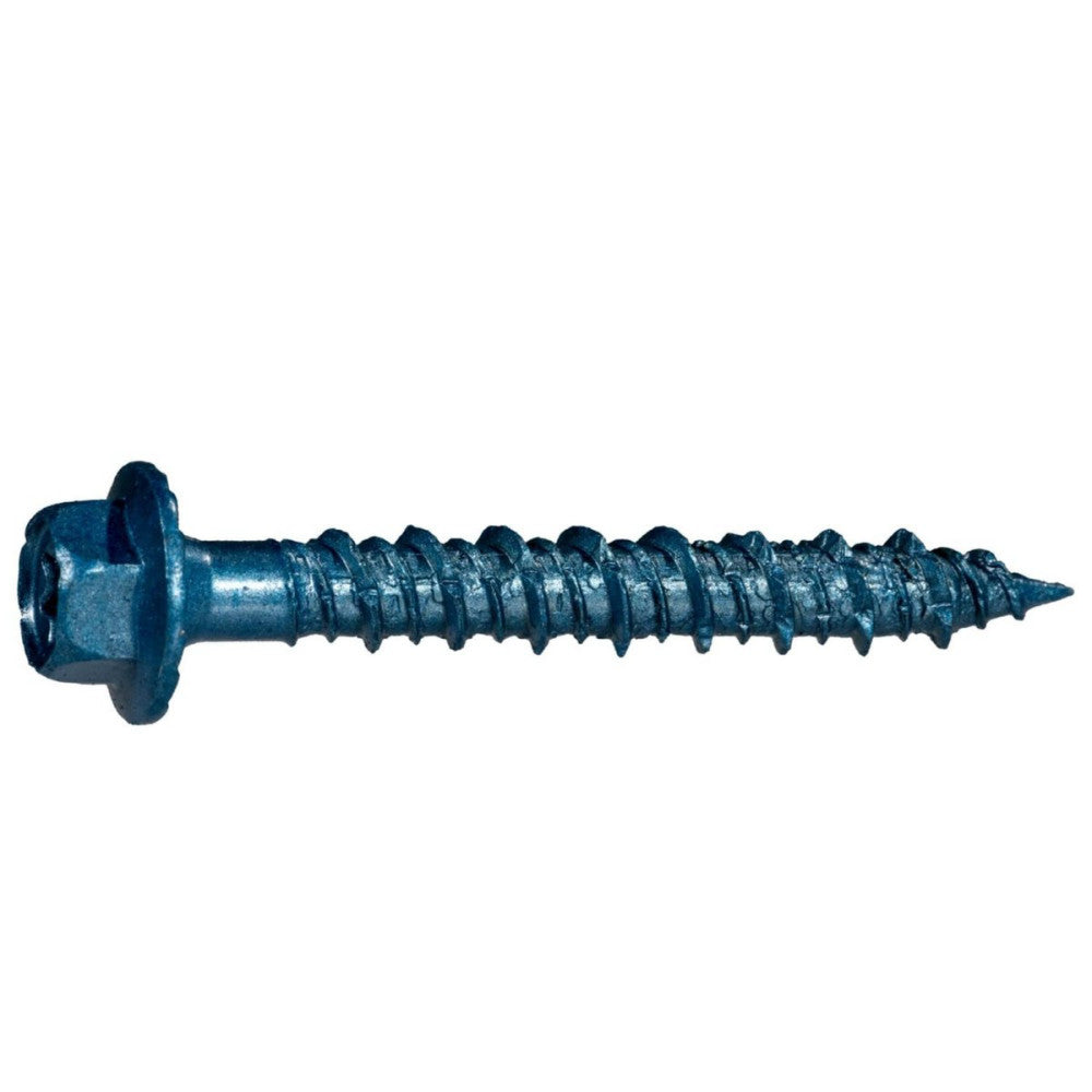 5/16 X 2-1/4 Torquemaster Star Drive Hex Washer Head Masonry Screws, 50 Pieces,