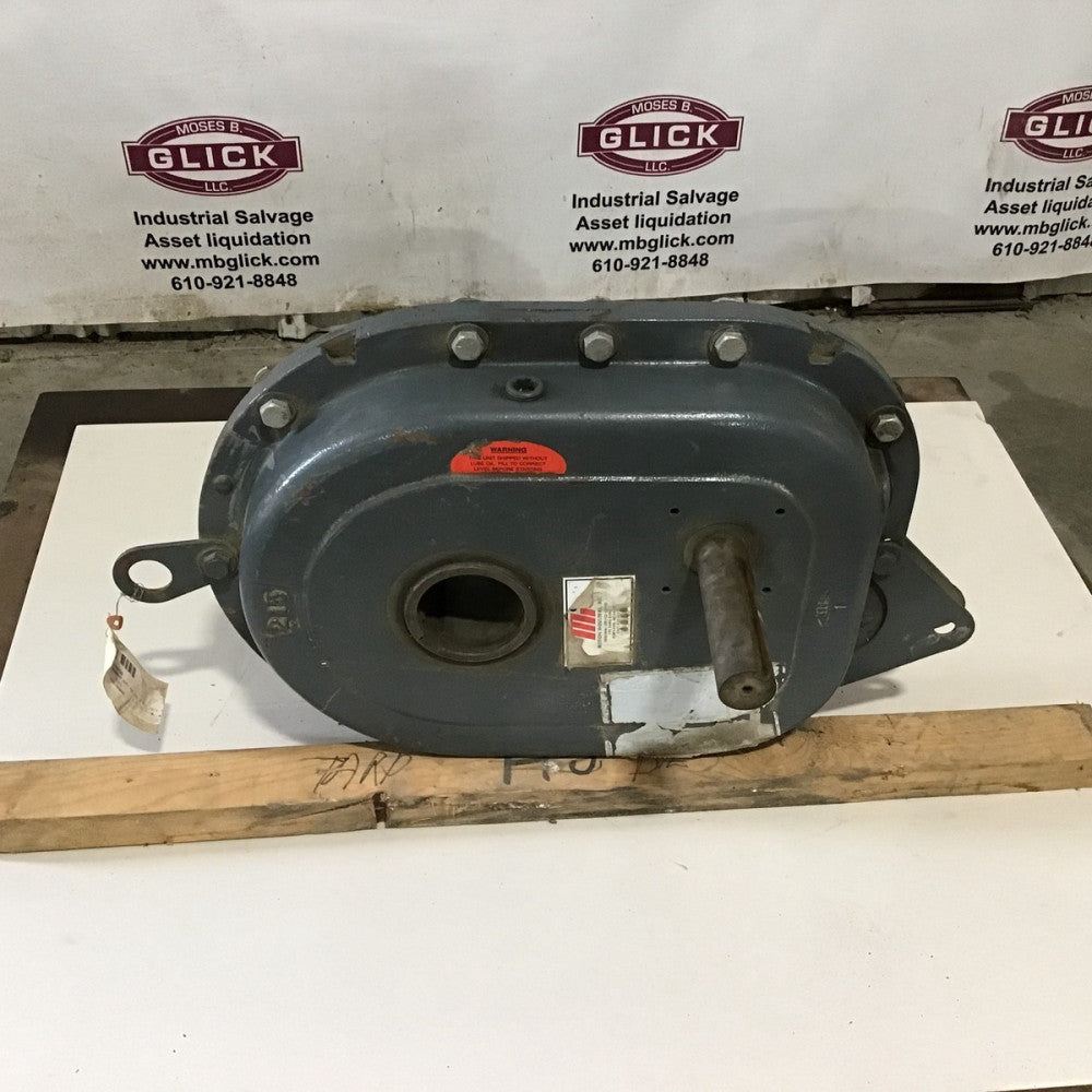 Motion Industries 215 Hydroil Shaft Mounted Speed Reducer Ratio 15:1