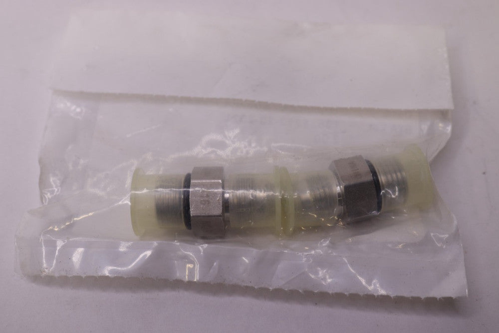 (2-Pk) Parker Triple-Lok Straight Thread Connector 37Â° Flare / SAE-ORB