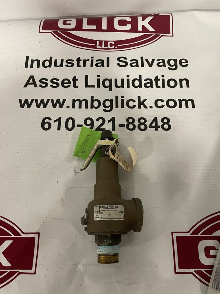 Kunkle 6010FEM01-AM 1” Bronze Safety Pressure Relief Valve 50psi