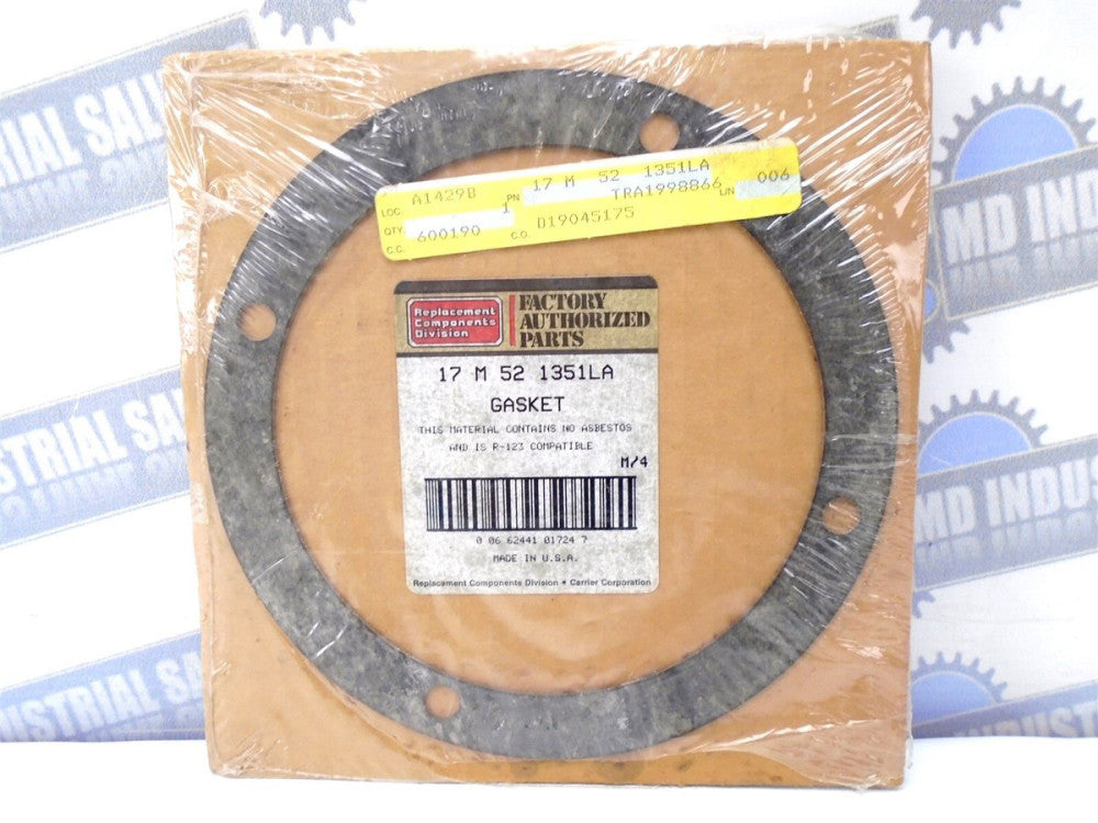 CARRIER - 17M-52-1351LA - 17M CENTRIFUGAL CHILLER GASKET - (NEW OLD STOCK)