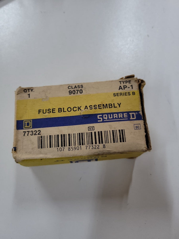 1) New Old Stock! Square D 77322 Fuse Block Assembly Class 9070AP-1