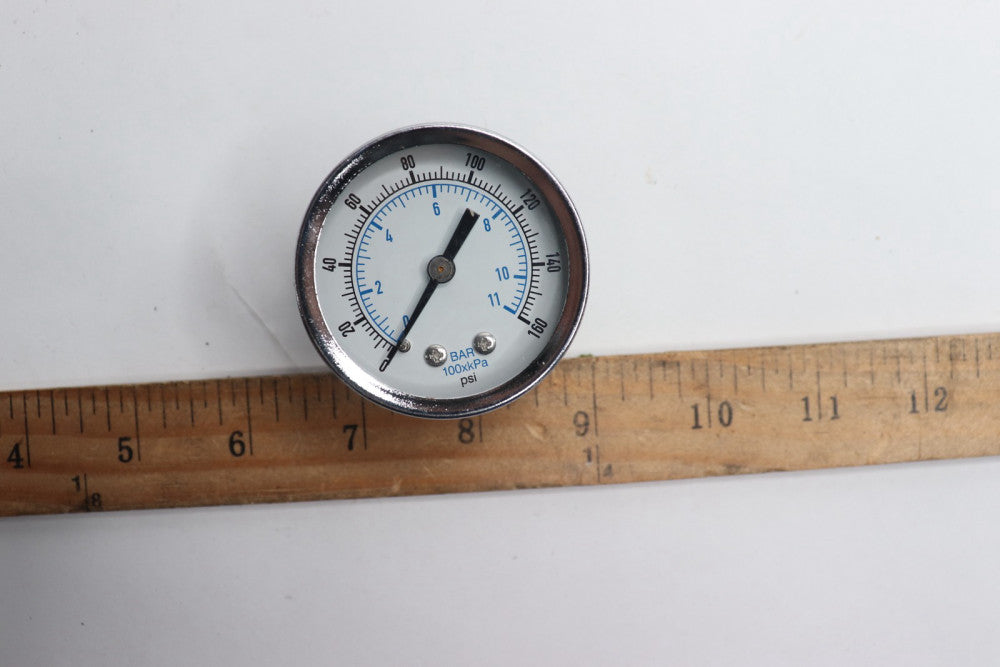 Control Air Pressure Gauge Stainless Steel 0-160 PSI  1/4â³ NPT 445-725-021