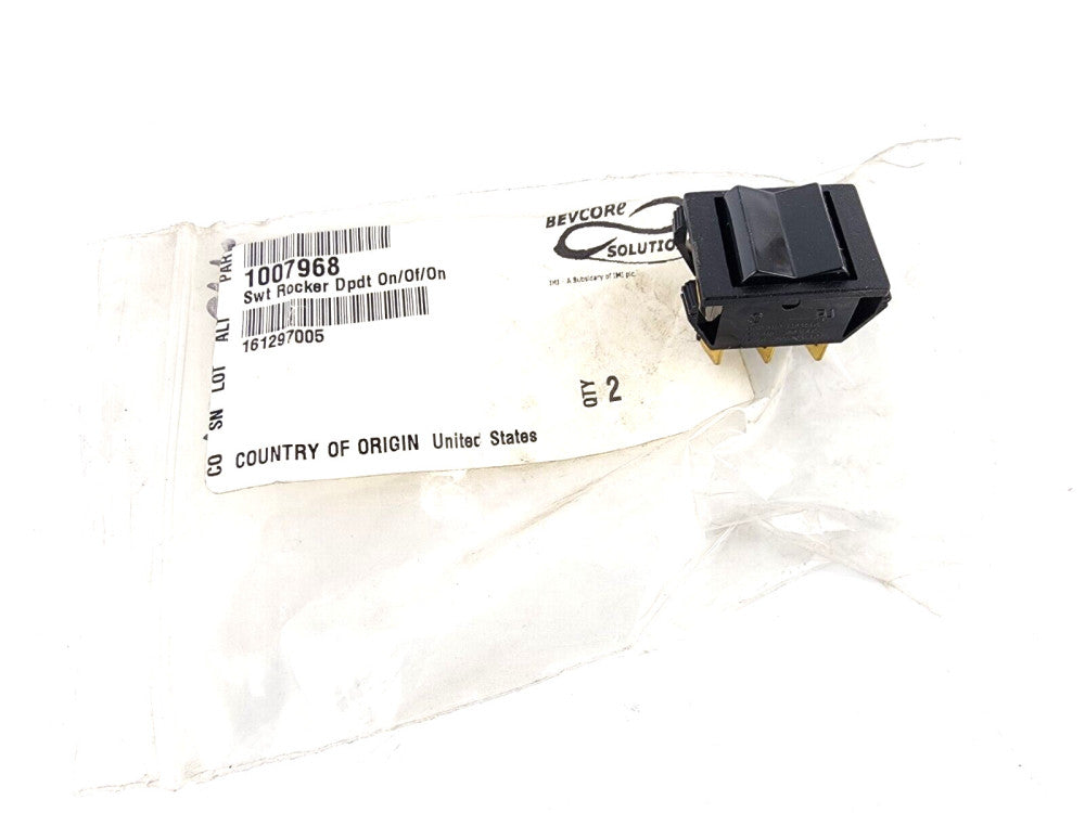 Cornelius Switch Rocker Dpdt On/Off/On 1007968 161297005 IAC1030 1230 322 330