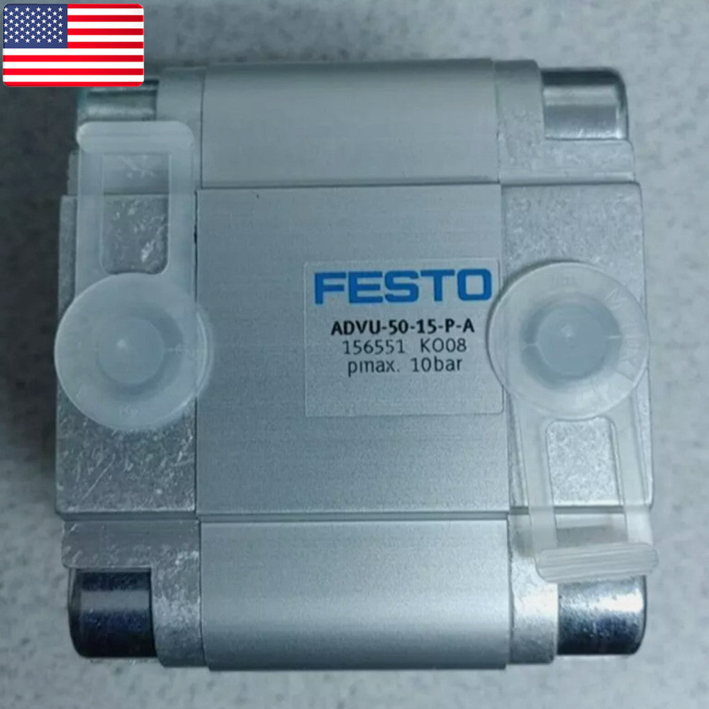 One Brand New FESTO ADVU-50-15-P-A 156551 Compact Cylinder Valve - US Stock