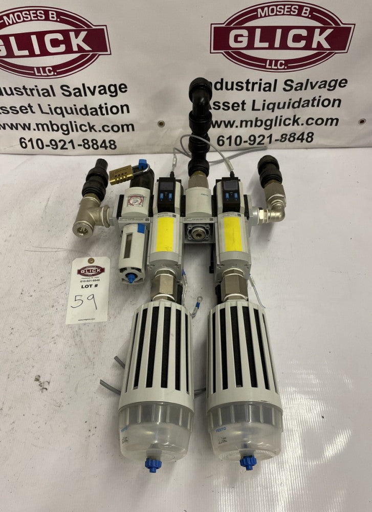 Festo MS6-SV-1/2-E-10V24-AD1 Pneumatic Soft Start / Quick Exhaust Control Valve