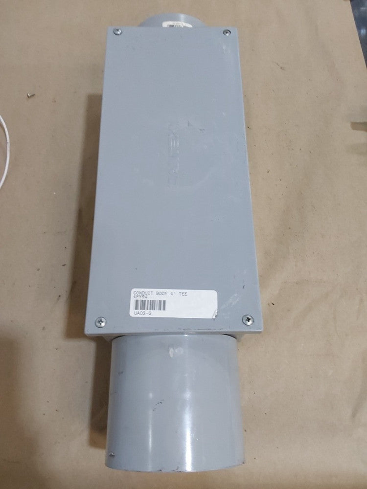 CANTEX 4FYR4 Conduit Outlet Body,PVC,Trade Size 4"in 4FYR4