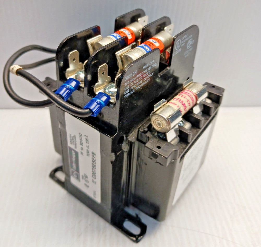 Cutler Hammer 75Va Control Transformer C0075E5EFB 440/460/480 HV 110/115/120 LV