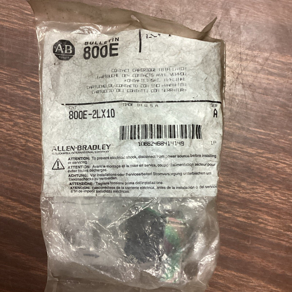 NEW Allen Bradley 800E-2LX10 Contact Cartridge