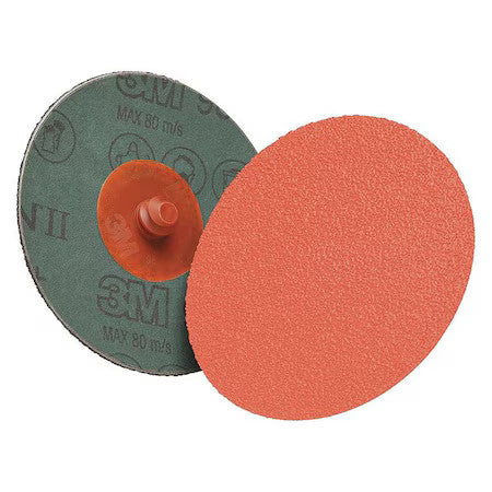 3M Cubitron 7100050304 Qk Change Disc,3In.,Ex Coarse,36,Tr,Pk50