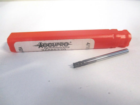 (436S1250010C11) 1/8" x 1/4" x 1/8" x 1-1/2" Carbide 4Fl Corner Radius End Mill 
