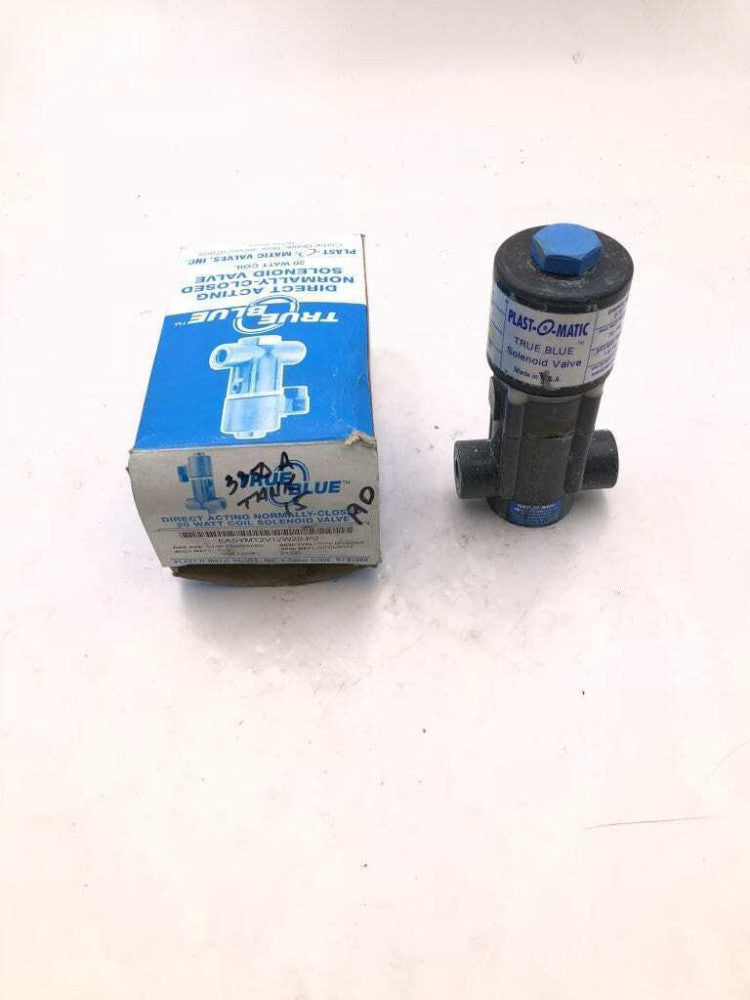Plast-O-Matic Trueblue Solenoid Valve 19/70PSI 0.375" Oriface