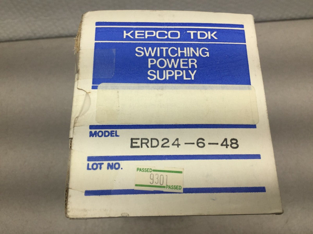 NEW IN BOX KEPCO TDK SWITCHING POWER SUPPLY ERD24-6-48