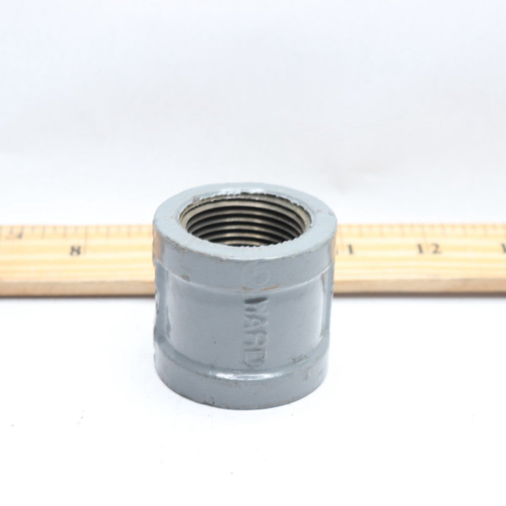 Ward Right & Left Hand Thread Coupling Coated Iron 1"