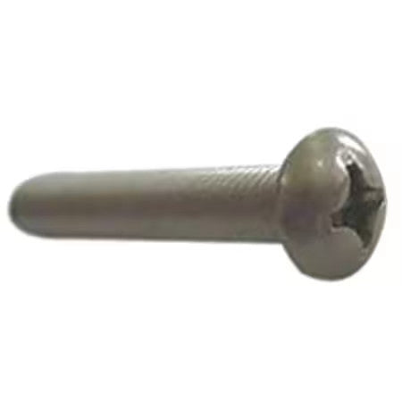 Zoro Select U51211.013.0062 #6-32 X 5/8 In Phillips Round Machine Screw, Plain