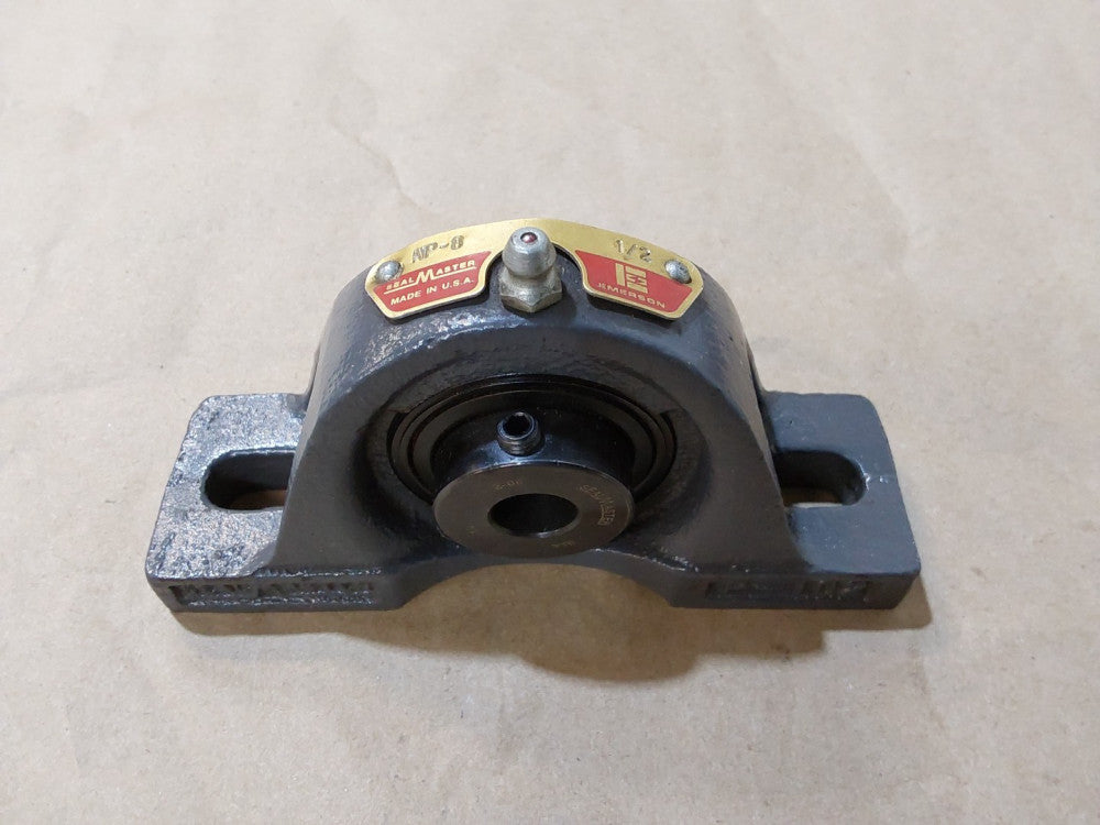 Sealmaster 2-Bolt Pillow Block Bearing 1/2" Bore NP-8