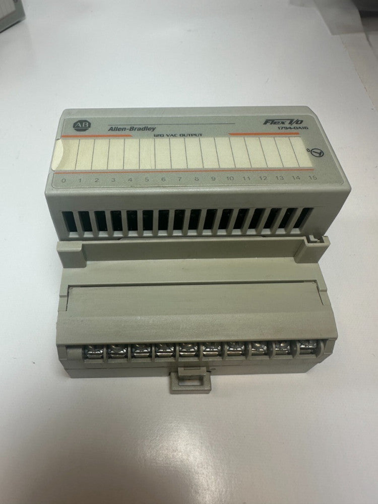 Allen-Bradley 1794-0A16 & 1794-TBN 120VAC Output with Flex Terminal Base - NOS