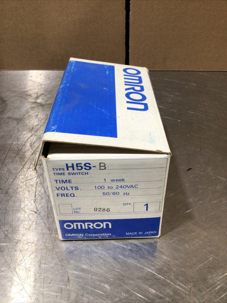 Brand New In Box Omron H5F-KA 100-240VAC Time Switch Nos