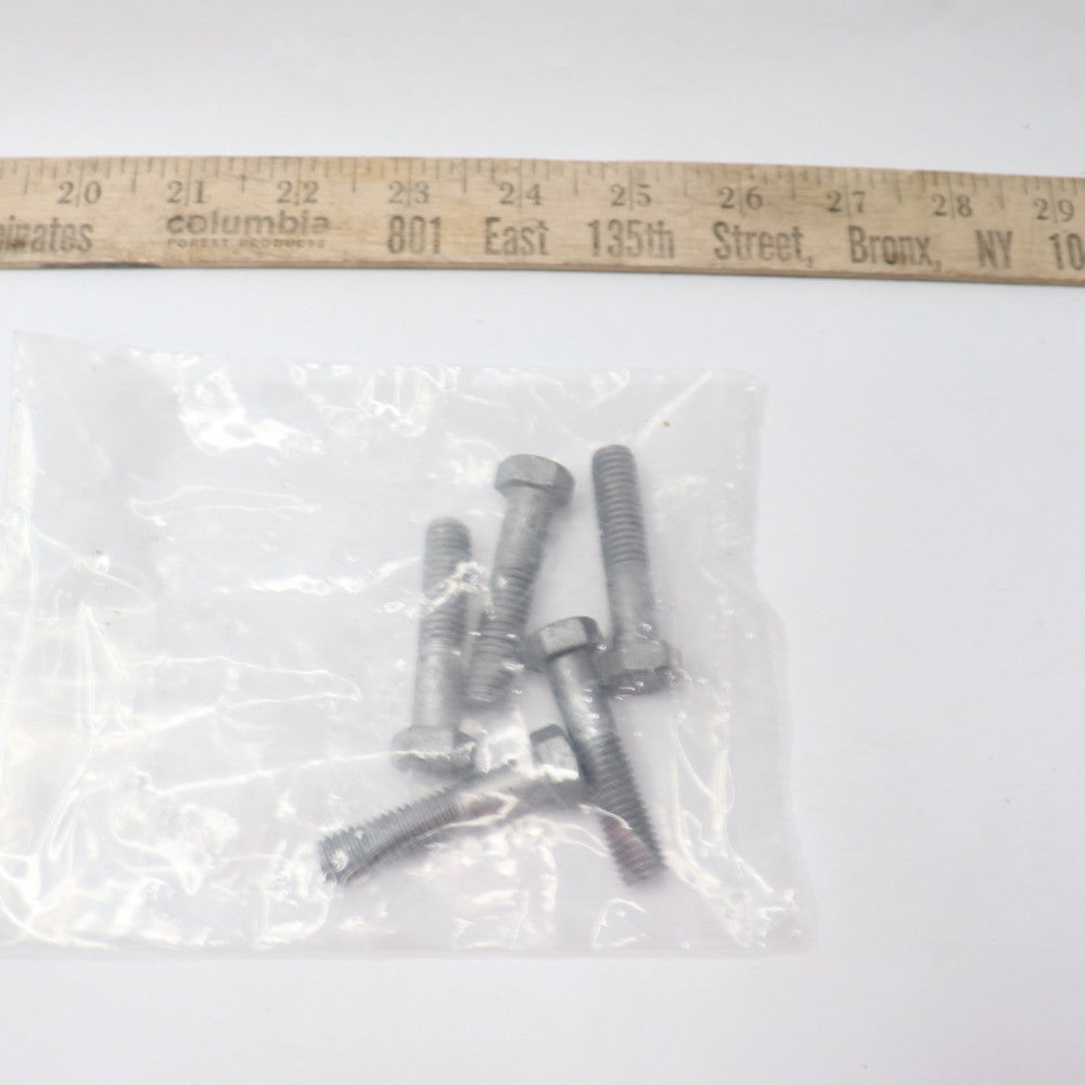 (5-Pk) Hex Bolt Galvanized A307 3/8"-16 X 1-3/4" 