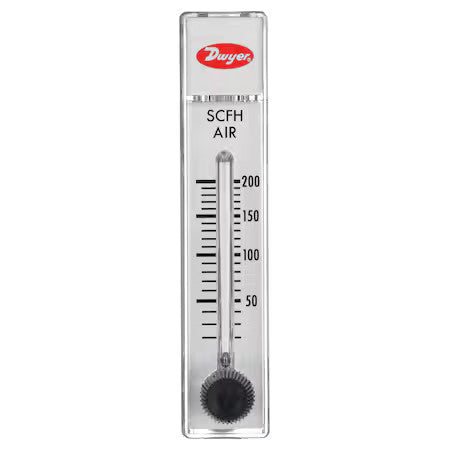 Dwyer Instruments Rma-11 Flowmeter, Range 30-200 Cc/Min Air, No Valve.