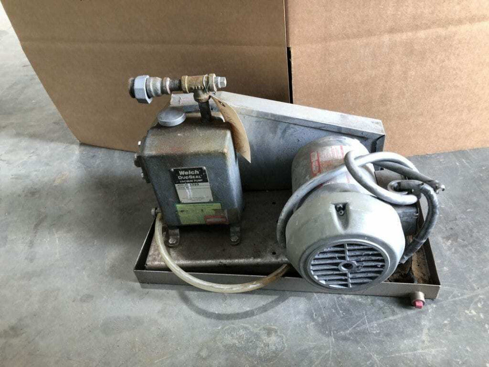 Welch DuoSeal 1399 Belt-Driven Vacuum Pump 115V 1/3HP 1725RPM 1PH