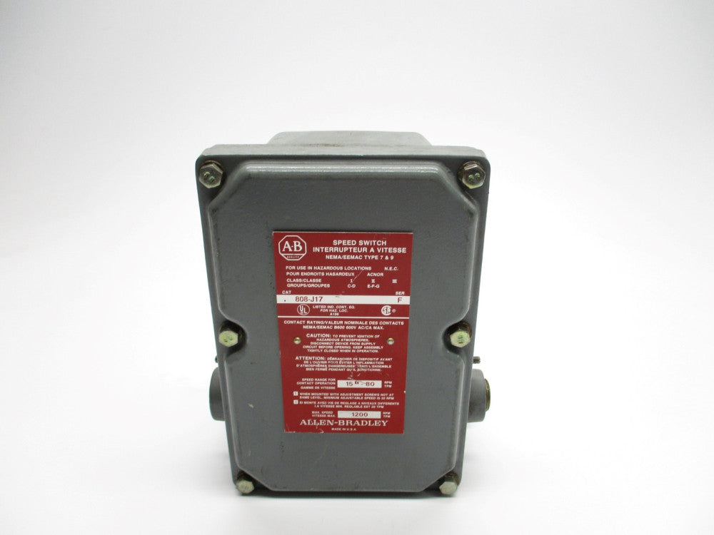 ALLEN BRADLEY 808-J17 SER. F (AS PICTURED) NSNP