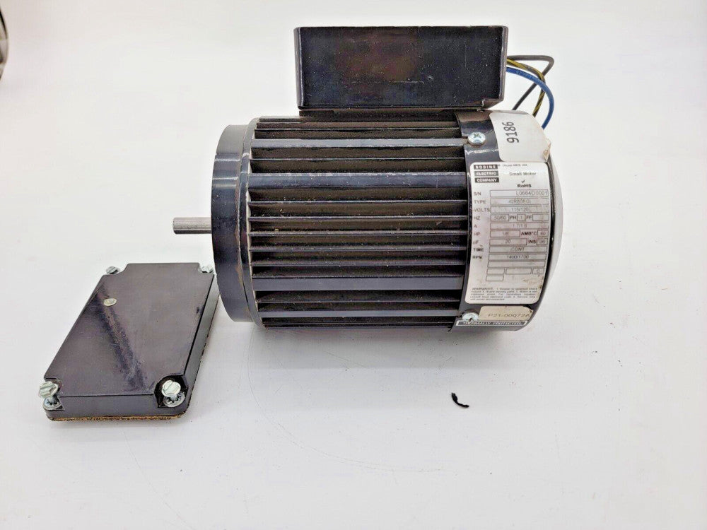 New Bodine 42R5BFCI Motor 1/8HP 1400/1700RPM 115/120V 1PH