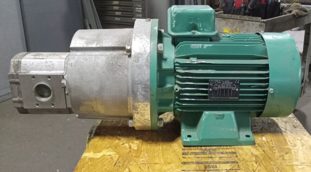 NEW HPI HYDRAULIC GEAR PUMP 80 CC/REV 7.5 HP LEROY SOMERS MOTOR P1AAN3080HL20A02