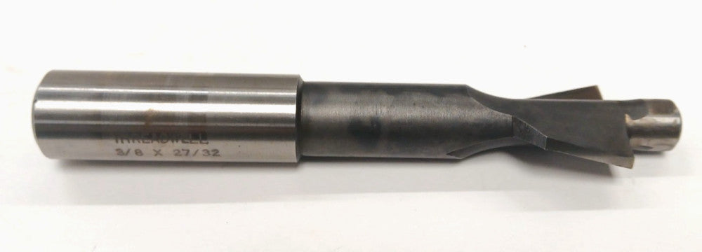 THREADWELL COUNTERBORE PILOT 3/8 X 27/32 HS 2 FLUTE OAL 4-3/8" SHANK DIA 5/8"